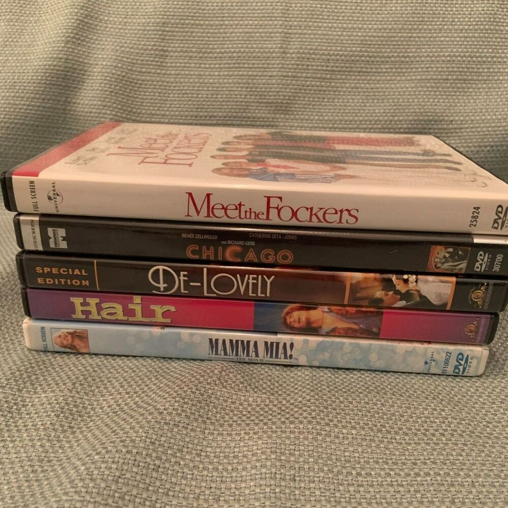 DVD Movie Bundle of 5